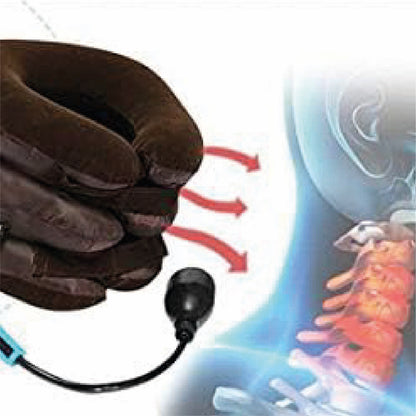 Cojin Cervical Cuello Inflable Almohada