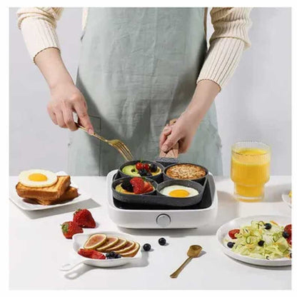 SARTEN 4 ESPACIOS + CUCHILLOS COLORES