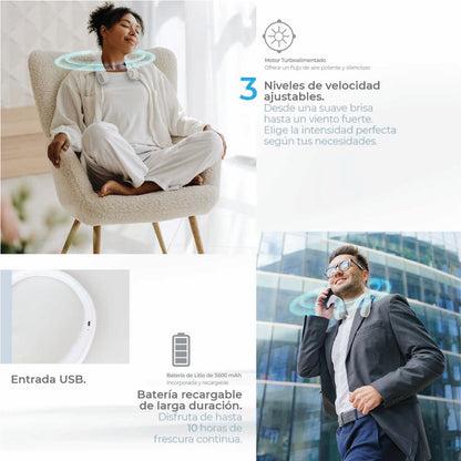 Polar Breeze Neck Ventilador de cuello